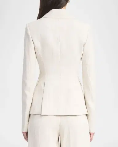 Altuzarra Fenice Slim Linen-Cotton Blazer | Thumbnail 3 Altuzarra Fenice Slim Linen-Cotton Blazer | Thumbnail 3