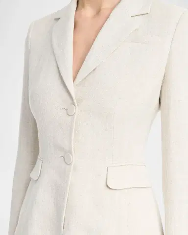 Altuzarra Fenice Slim Linen-Cotton Blazer | Thumbnail 5 Altuzarra Fenice Slim Linen-Cotton Blazer | Thumbnail 5