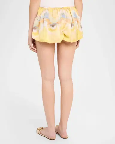 Zimmermann Alchemy Tuck Micro Shorts | Thumbnail 3 Zimmermann Alchemy Tuck Micro Shorts | Thumbnail 3
