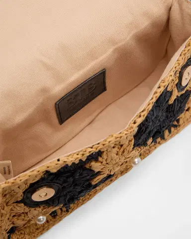 BTB Los Angeles Shiloh Floral Raffia Crossbody Bag | Thumbnail 4 BTB Los Angeles Shiloh Floral Raffia Crossbody Bag | Thumbnail 4