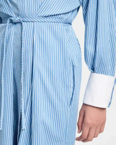 Altuzarra Floyd Cotton Stripe Waist-Tie Maxi Shirtdress | Thumbnail 5 Altuzarra Floyd Cotton Stripe Waist-Tie Maxi Shirtdress | Thumbnail 5