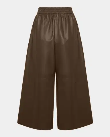 Yves Salomon Lambskin Leather Culotte Pants | Thumbnail 2 Yves Salomon Lambskin Leather Culotte Pants | Thumbnail 2