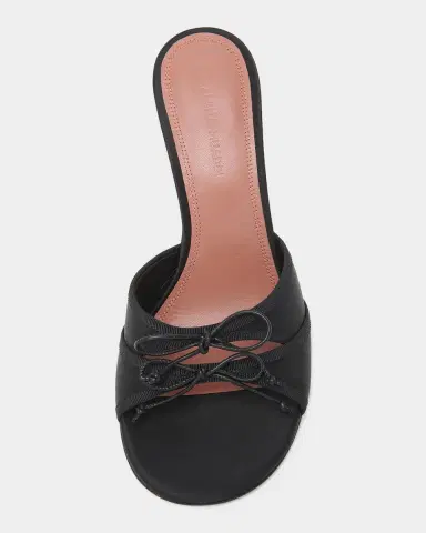 Amina Muaddi 95mm Eleonora Satin Mules | Thumbnail 6 Amina Muaddi 95mm Eleonora Satin Mules | Thumbnail 6