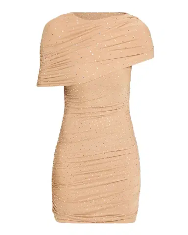 Retrofête Tianna Embellished Mesh Cape Dress | Thumbnail 1 Retrofête Tianna Embellished Mesh Cape Dress | Thumbnail 1