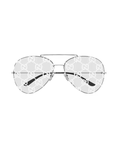 Gucci Guccissima 65mm Metal Pilot Sunglasses | Thumbnail 1 Gucci Guccissima 65mm Metal Pilot Sunglasses | Thumbnail 1