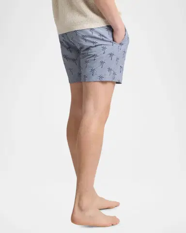 Onia Men's Charles 5" Inseam Quick-Dry Palms Swim Trunks | Thumbnail 3 Onia Men's Charles 5" Inseam Quick-Dry Palms Swim Trunks | Thumbnail 3