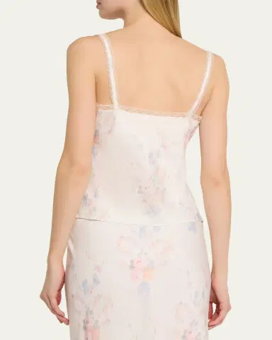 LoveShackFancy Lirena Lace-Trim Sleeveless Satin Top | Thumbnail 7 LoveShackFancy Lirena Lace-Trim Sleeveless Satin Top | Thumbnail 7