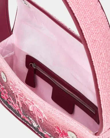 Staud Tommy Floral Beaded Shoulder Bag | Thumbnail 3 Staud Tommy Floral Beaded Shoulder Bag | Thumbnail 3