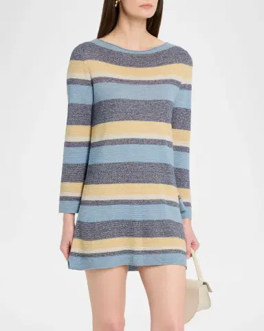 Guest in Residence Bayside Striped Mini Dress | Thumbnail 4 Guest in Residence Bayside Striped Mini Dress | Thumbnail 4