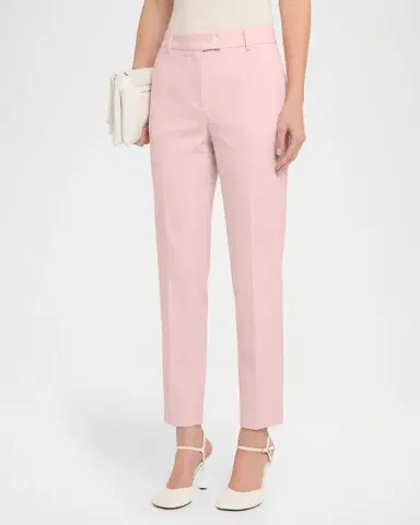 Maison Common Cotton Stretch Straight-Leg Ankle Trousers | Thumbnail 3 Maison Common Cotton Stretch Straight-Leg Ankle Trousers | Thumbnail 3