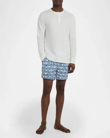 Onia Men 's Slub Cotton Long-Sleeve Henley | Thumbnail 2 Onia Men 's Slub Cotton Long-Sleeve Henley | Thumbnail 2