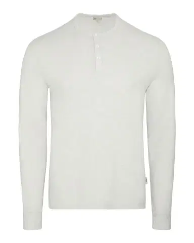 Onia Men 's Slub Cotton Long-Sleeve Henley | Thumbnail 1 Onia Men 's Slub Cotton Long-Sleeve Henley | Thumbnail 1