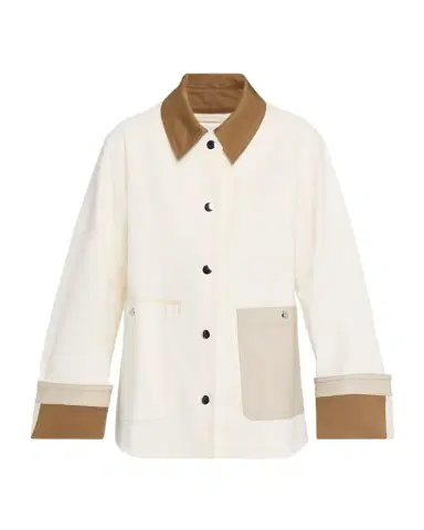 Tanya Taylor Troy Contrast Denim Jacket | Thumbnail 1 Tanya Taylor Troy Contrast Denim Jacket | Thumbnail 1