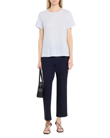 Eileen Fisher Stretch Ponte Cropped Kick-Flare Pants | Thumbnail 1 Eileen Fisher Stretch Ponte Cropped Kick-Flare Pants | Thumbnail 1