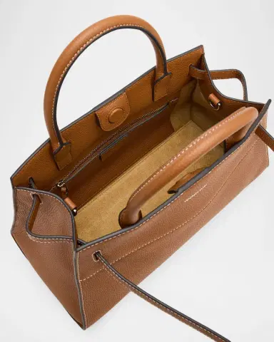 Veronica Beard Dash Pebbled Leather Top-Handle Bag | Thumbnail 4 Veronica Beard Dash Pebbled Leather Top-Handle Bag | Thumbnail 4