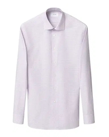 Eton Men's Contemporary Fit Micro-Check Twill Dress Shirt | Thumbnail 1 Eton Men's Contemporary Fit Micro-Check Twill Dress Shirt | Thumbnail 1
