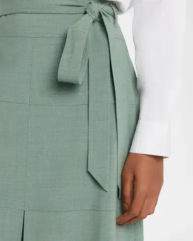 Tanya Taylor Hudson Belted A-Line Midi Skirt | Thumbnail 4 Tanya Taylor Hudson Belted A-Line Midi Skirt | Thumbnail 4