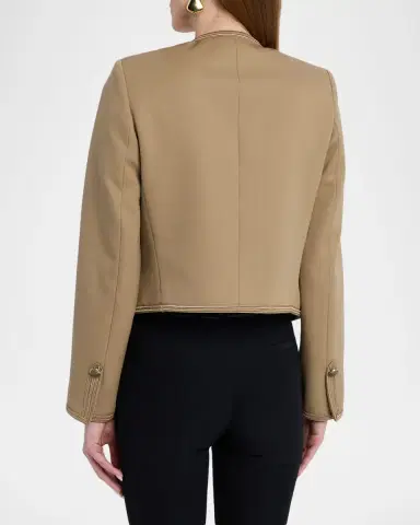 Nili Lotan Blondie Open Military Jacket | Thumbnail 3 Nili Lotan Blondie Open Military Jacket | Thumbnail 3