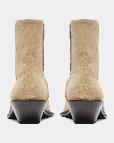 Represent Men's Michael Suede Zip-Up Western Ankle Boots | Thumbnail 2 Represent Men's Michael Suede Zip-Up Western Ankle Boots | Thumbnail 2
