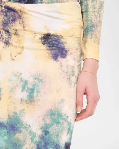 MISA Los Angeles Alaya Abstract Jersey Maxi Skirt | Thumbnail 5 MISA Los Angeles Alaya Abstract Jersey Maxi Skirt | Thumbnail 5