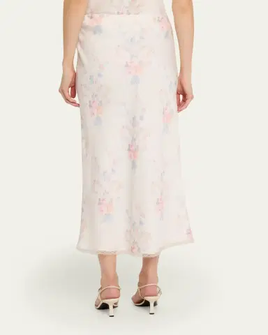 LoveShackFancy Kalo Satin Maxi Skirt | Thumbnail 7 LoveShackFancy Kalo Satin Maxi Skirt | Thumbnail 7
