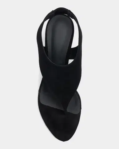 Balmain 75mm Suede Thong Slingback Sandals | Thumbnail 5 Balmain 75mm Suede Thong Slingback Sandals | Thumbnail 5
