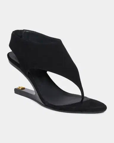 Balmain 75mm Suede Thong Slingback Sandals | Thumbnail 6 Balmain 75mm Suede Thong Slingback Sandals | Thumbnail 6
