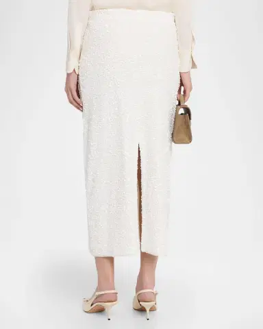 Adam Lippes Leto Sequined Midi Skirt | Thumbnail 3 Adam Lippes Leto Sequined Midi Skirt | Thumbnail 3
