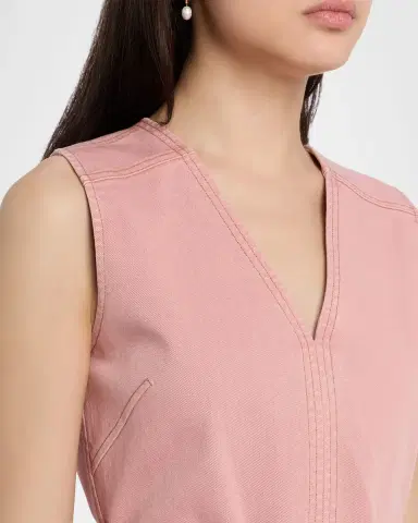 Tanya Taylor Reina Denim Mini Dress | Thumbnail 5 Tanya Taylor Reina Denim Mini Dress | Thumbnail 5
