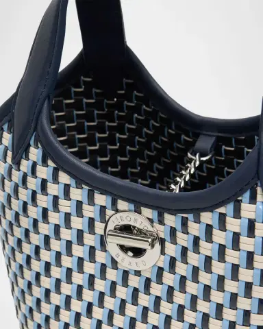 Veronica Beard Anchor Woven Vegan Leather Top-Handle Bag | Thumbnail 6 Veronica Beard Anchor Woven Vegan Leather Top-Handle Bag | Thumbnail 6
