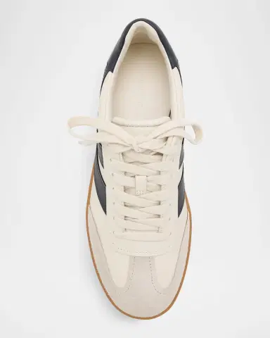 Vince Men 's Oasis Leather & Suede Low-Top Sneakers | Thumbnail 4 Vince Men 's Oasis Leather & Suede Low-Top Sneakers | Thumbnail 4