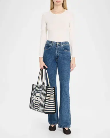 Marc Jacobs The Striped Canvas Large Tote Bag | Thumbnail 5 Marc Jacobs The Striped Canvas Large Tote Bag | Thumbnail 5