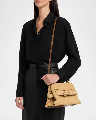 Marc Jacobs The Suede Croc Dakota Small Satchel Bag | Thumbnail 2 Marc Jacobs The Suede Croc Dakota Small Satchel Bag | Thumbnail 2