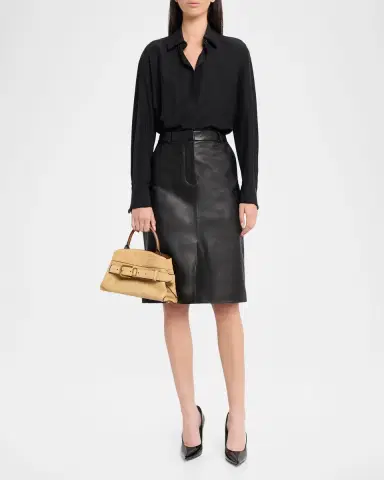 Marc Jacobs The Suede Croc Dakota Small Satchel Bag | Thumbnail 5 Marc Jacobs The Suede Croc Dakota Small Satchel Bag | Thumbnail 5