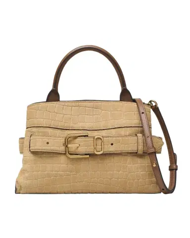 Marc Jacobs The Suede Croc Dakota Small Satchel Bag | Thumbnail 1 Marc Jacobs The Suede Croc Dakota Small Satchel Bag | Thumbnail 1