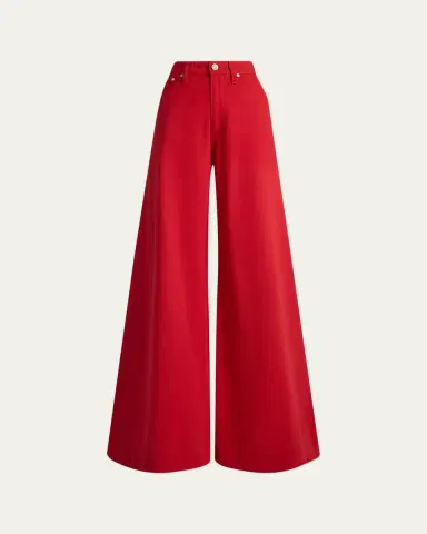 Ralph Lauren Collection Collen Wide-Leg Jeans | Thumbnail 4 Ralph Lauren Collection Collen Wide-Leg Jeans | Thumbnail 4