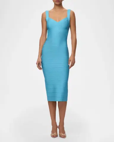 Hervé Léger The Clio Bandage Midi Dress | Thumbnail 2 Hervé Léger The Clio Bandage Midi Dress | Thumbnail 2