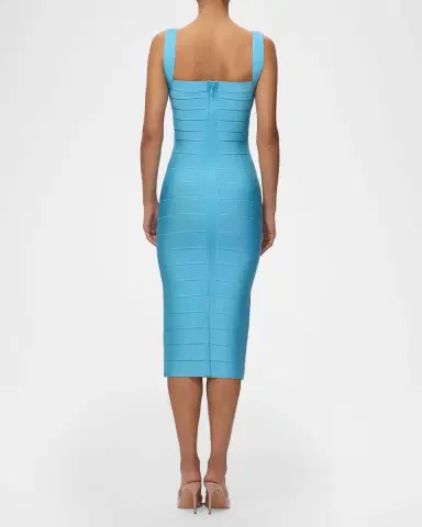 Hervé Léger The Clio Bandage Midi Dress | Thumbnail 3 Hervé Léger The Clio Bandage Midi Dress | Thumbnail 3