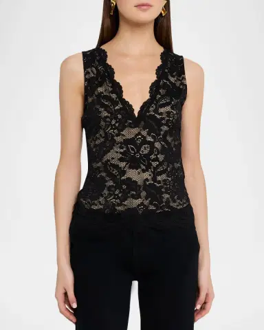 Generation Love Leila Lace V-Neck Tank Top | Thumbnail 3 Generation Love Leila Lace V-Neck Tank Top | Thumbnail 3