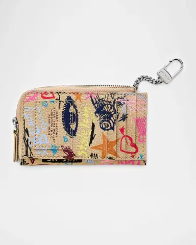 Marc Jacobs The Punk Scribble Top Zip Multi Wallet | Thumbnail 4 Marc Jacobs The Punk Scribble Top Zip Multi Wallet | Thumbnail 4