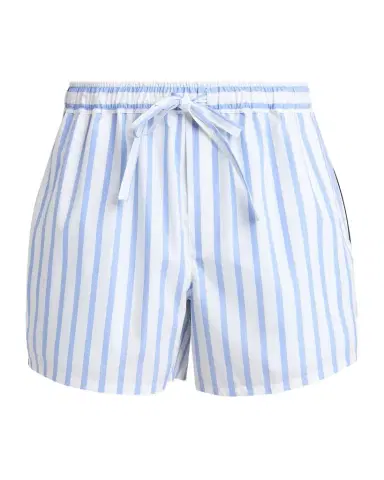 Dolce & Gabbana Men 's Cotton and Silk Stripe Drawstring Lounge Shorts | Thumbnail 1 Dolce & Gabbana Men 's Cotton and Silk Stripe Drawstring Lounge Shorts | Thumbnail 1