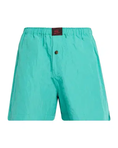 Willy Chavarria Men's Willy Woven Label Pull-On Shorts | Thumbnail 1 Willy Chavarria Men's Willy Woven Label Pull-On Shorts | Thumbnail 1