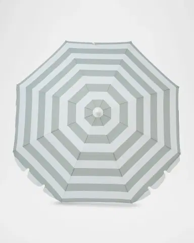 SUNNYLiFE Compact Beach Umbrella, Sea Sage Stripe | Thumbnail 7 SUNNYLiFE Compact Beach Umbrella, Sea Sage Stripe | Thumbnail 7