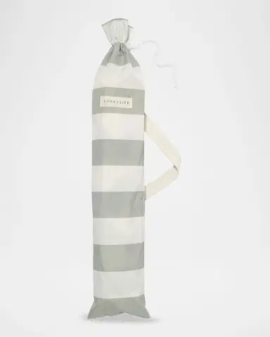 SUNNYLiFE Compact Beach Umbrella, Sea Sage Stripe | Thumbnail 8 SUNNYLiFE Compact Beach Umbrella, Sea Sage Stripe | Thumbnail 8