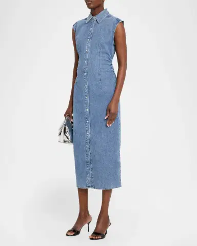 Rag & Bone Airflex Leah Slim Midi Dress | Thumbnail 3 Rag & Bone Airflex Leah Slim Midi Dress | Thumbnail 3