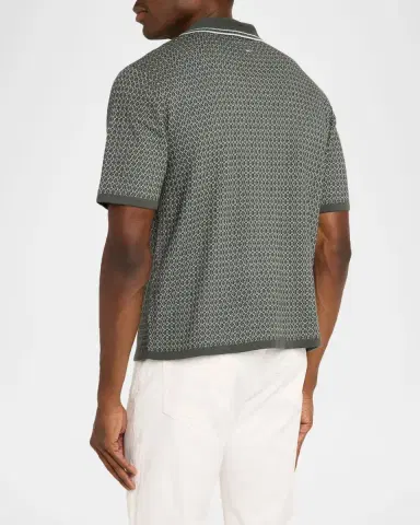 Rag & Bone Men 's Harvey Cotton-Blend Short-Sleeve Shirt | Thumbnail 3 Rag & Bone Men 's Harvey Cotton-Blend Short-Sleeve Shirt | Thumbnail 3