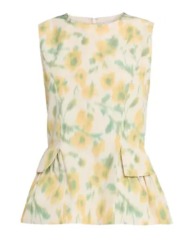 Tanya Taylor Astrid Floral-Printed Taffeta Top | Thumbnail 1 Tanya Taylor Astrid Floral-Printed Taffeta Top | Thumbnail 1