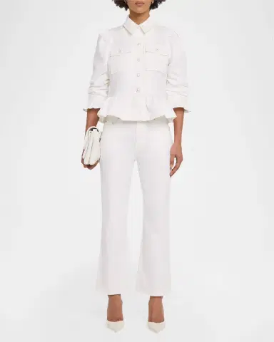 Cinq a Sept Stevie Cropped Kick-Flare Jeans | Thumbnail 2 Cinq a Sept Stevie Cropped Kick-Flare Jeans | Thumbnail 2