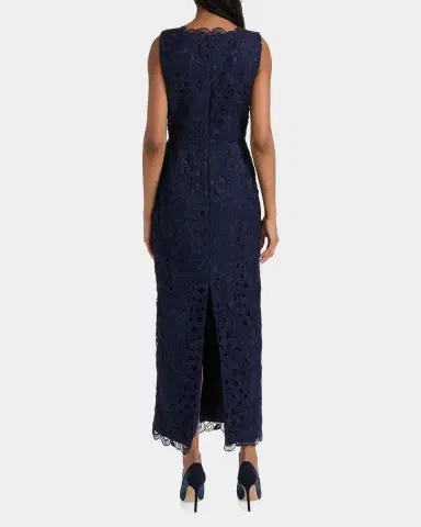 Milly Molly Sleeveless Lace Gown | Thumbnail 3 Milly Molly Sleeveless Lace Gown | Thumbnail 3