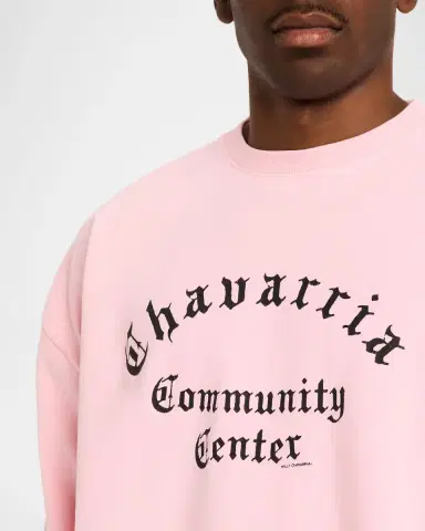 Willy Chavarria Men's Chavarria Community Center Boxy Fit T-Shirt | Thumbnail 5 Willy Chavarria Men's Chavarria Community Center Boxy Fit T-Shirt | Thumbnail 5